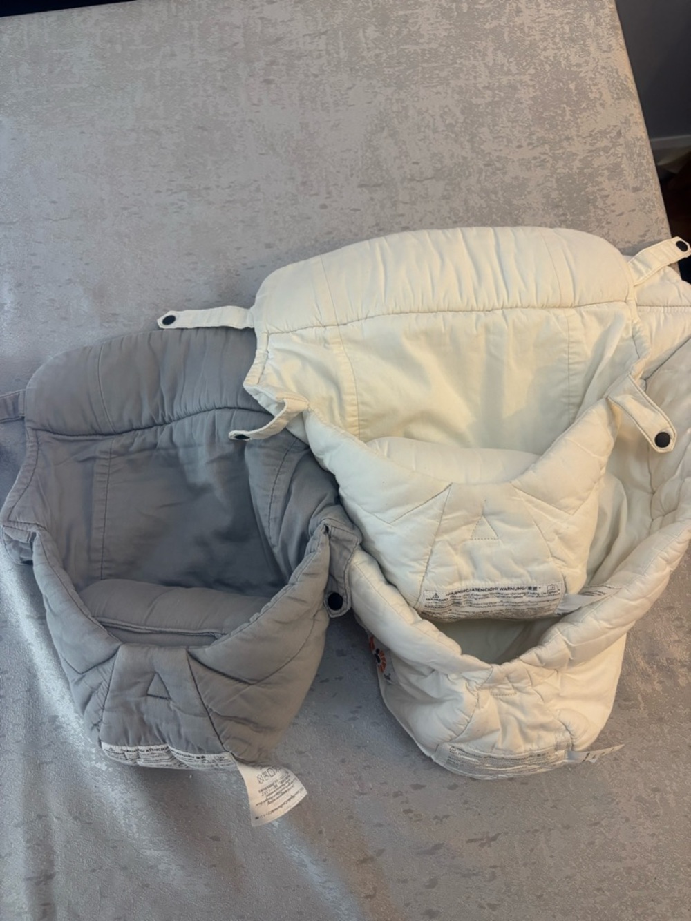 Ergobaby Infant Inserts (Set of 2) Grey & Cream